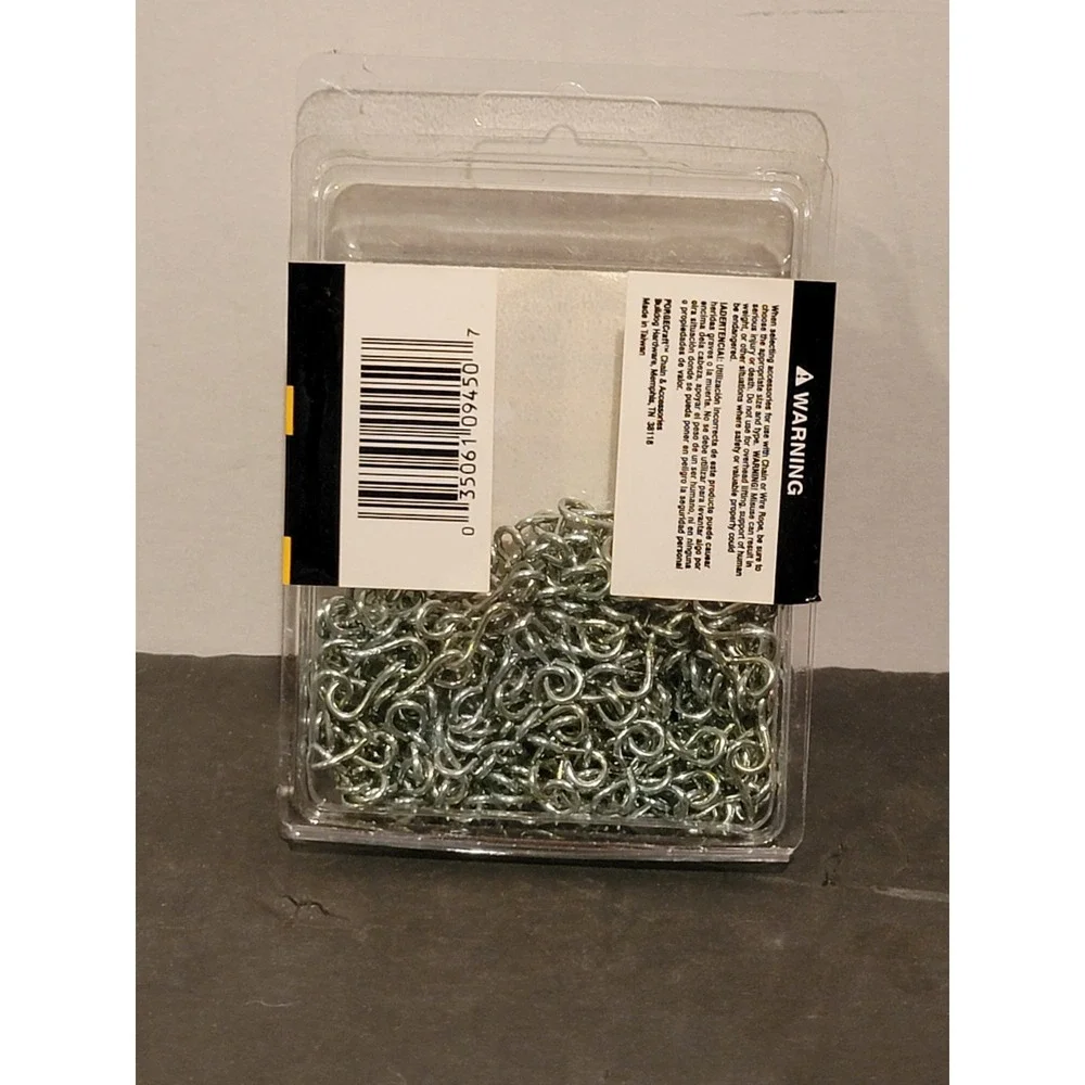 General Utility Chain Lights Garden Hobby Forge Craft Jack Chain Iridescent 10'